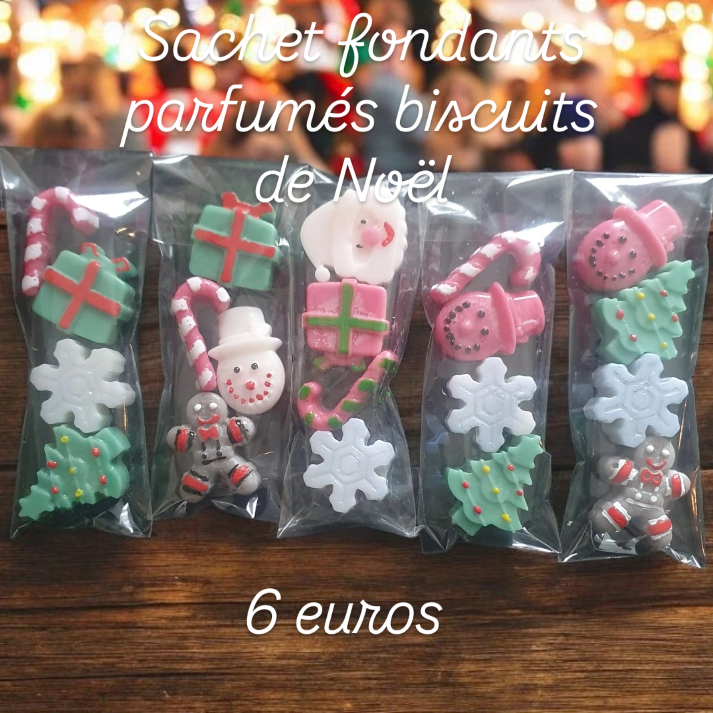 Sachet Fondant Parfumés Biscuits de Noël