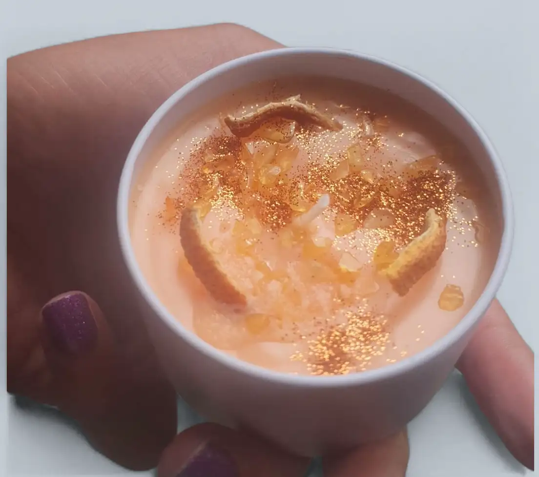 Bougie orange vanille