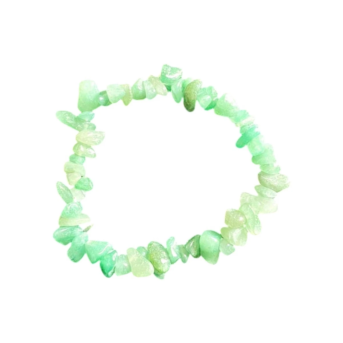 Bracelet en pierre naturelle verte #1