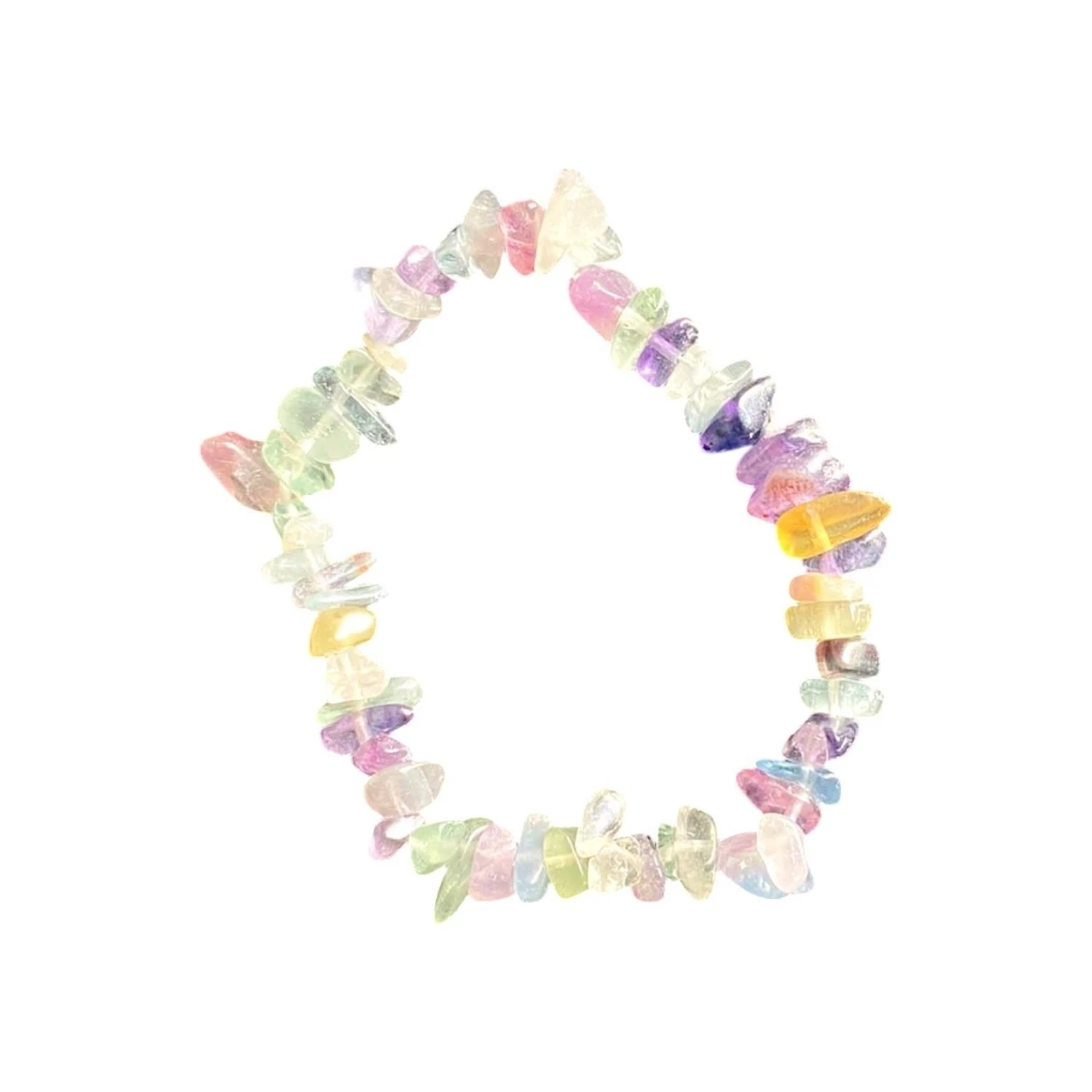 Bracelet en pierre naturelle transparente #6