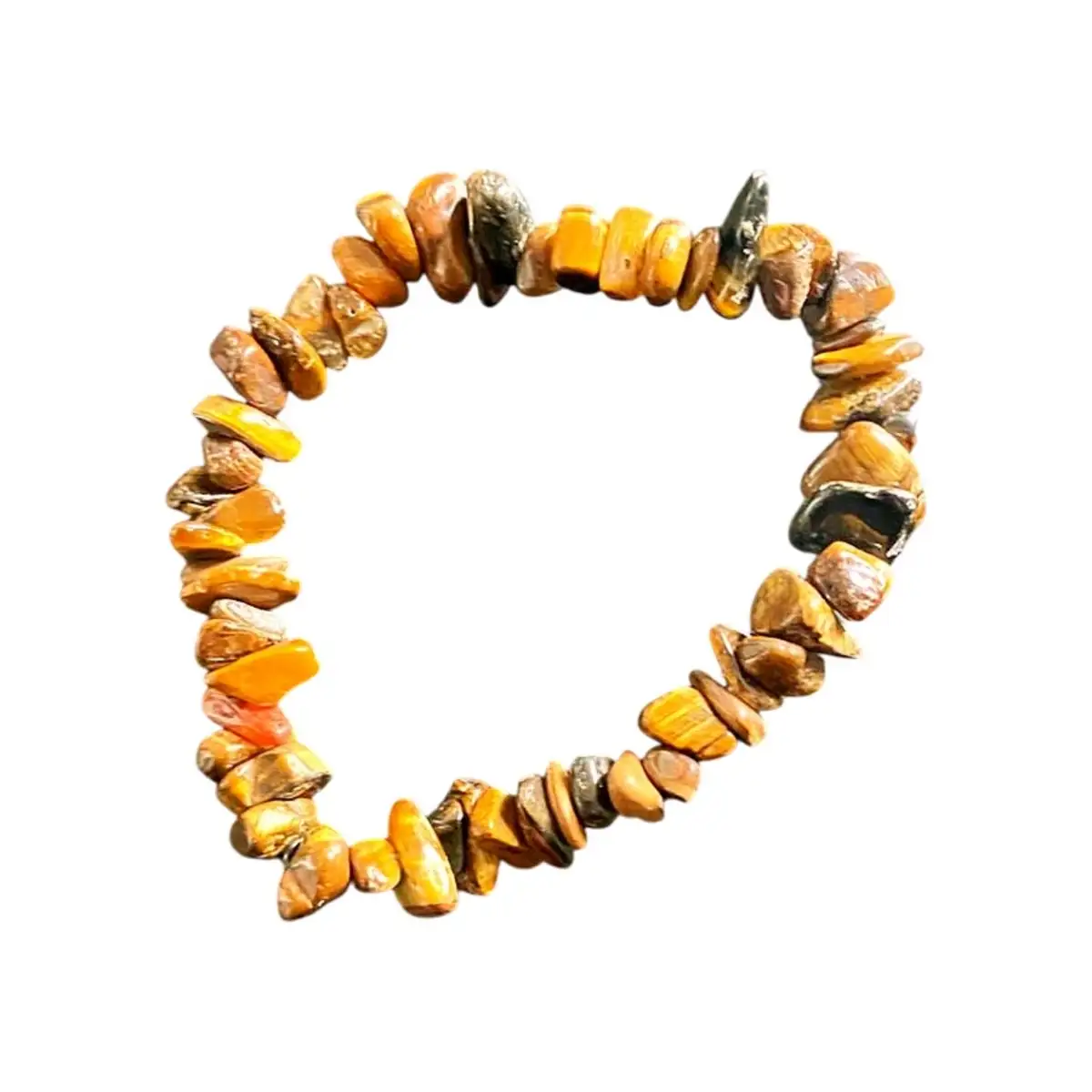 Bracelet en pierre naturelle marron #9