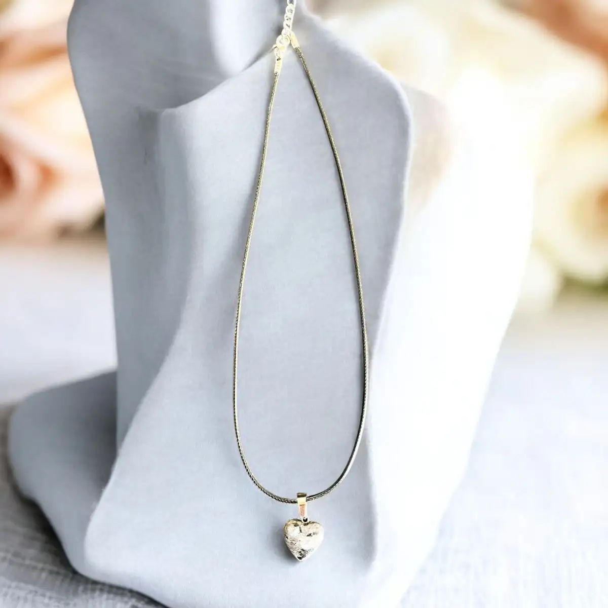 Colliers en pierre naturelle bronze #1