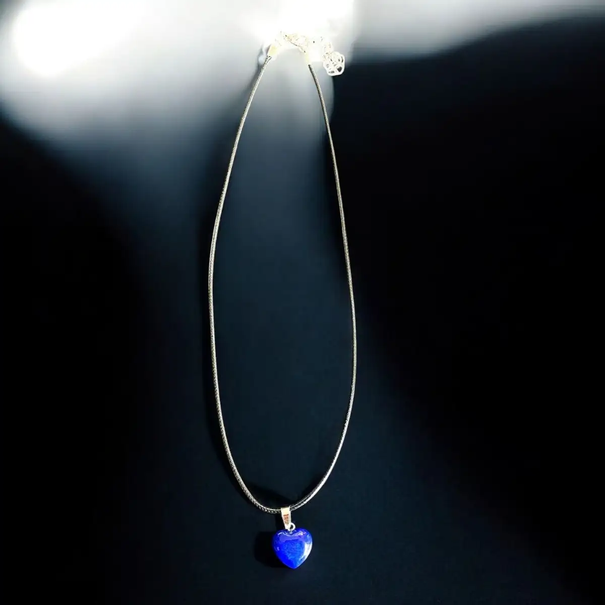 Colliers en pierre naturelle bleu  #2