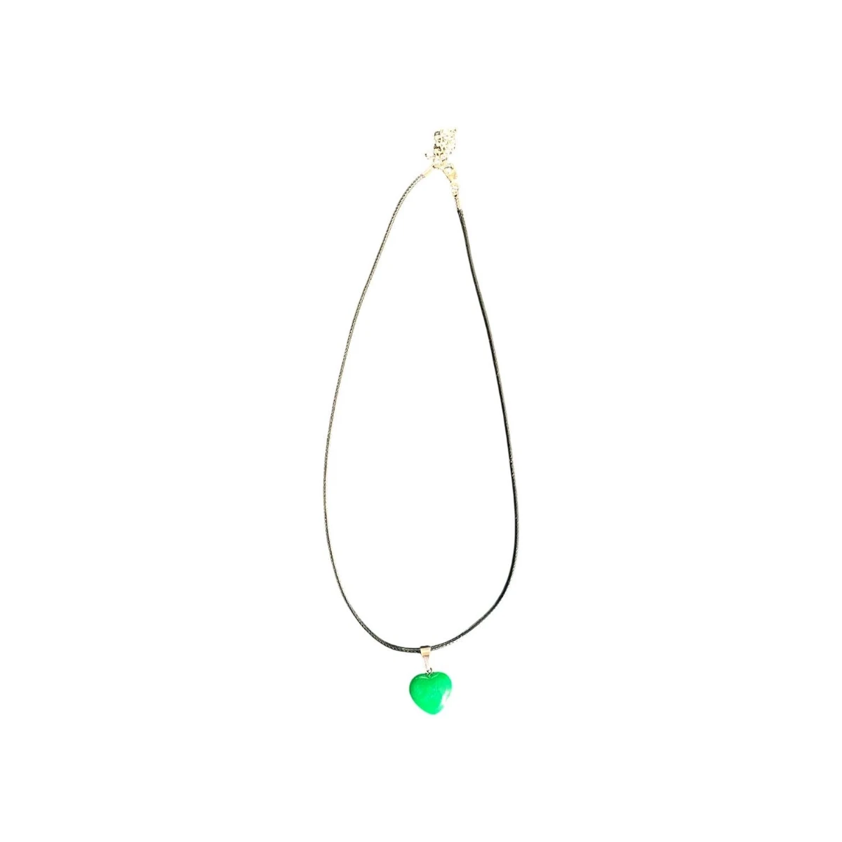 Collier en pierre naturelle vert  #7